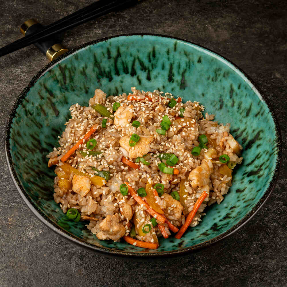 Рис WOK з куркою